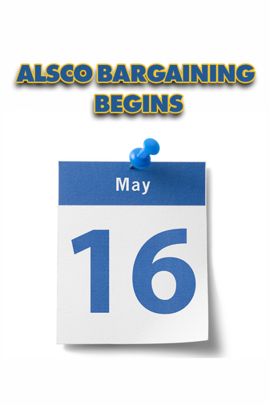 Also Bargaining begins May 16th